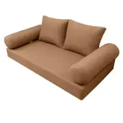 |COVER ONLY| Style1 Queen Knife Edge Daybed Mattress Bolster Pillow Covers AD104