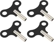 4Pcs Clock Winding Key 4.5Mm Square Hole Clock Repair Tool Wood Clock Tool Ridg
