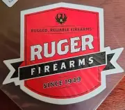 Ruger Firearms Since 1949 Vinyl Decal Bumper Window Safe Sticker 3 1/2" Ruger