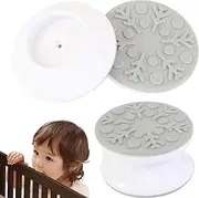 Baby Gate Wall Protector, 4PCS Safe Door Wall Savers, Pressure Gate Stair Guard, Protective Accessories for Gates, Doors, Furniture and Chairs at Home Decor