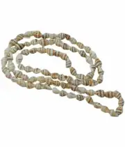 NEW 5 MM SHANKH CONCH SHELL MALA ROSERY RELIGIOUS HINDU PUJA BANARAS GIFT