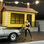1/64 Scale Resin Model Chest Wrap Vest Sexy Lady Figures Miniature Collection