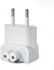 AC Power Adaptor EU Charger Replacement Plug Converter Plug Standard Head Wall Plug duckhead Plug for Apple iPhone 14 pro max Charger for MacBook Pro Air Mac for iBook for iPod for iPad (1Pack)