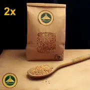 Organic Flax Seeds 2kg BULK Golden Linseeds 100% Organic Flaxseeds FREE Postage