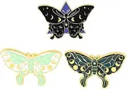 [BESTYASH] Butterfly Alloy Brooch Pins for Bag Boutonniere Pins Lapel Brooch Back Badge Alloy Breast Pin Cartoon Hat Badge Bag Badge Butterfly Badge Sweater Brooch Zinc Alloy