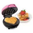 LMD Mini Heart Waffle Maker valentines day gift for couples, girls, boys, kids