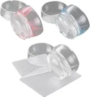 NULYLU Nail Art Stamping Tool Set 3 Sets of Nail Transfer Stampers Scrapping Boards Accessories