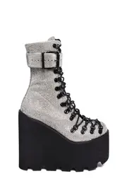 [Club Exx] Crystal Traitor Boots - Silver