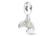 Rainbow&Cloud Dangle Charm