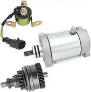 Starter & Bendix & Relay Compatible with Polaris Sportsman 700 800 X2 07-14| Ranger 700 800 Xp 06-15| RZR 800 4 S 08-14, 4010417 4011584 401(Type 1)