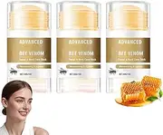 Advanced Bee Venom Facial And Neck Care Stick, Neck Firming Stick - Tightens & Lifts Sagging Skin, Bee Venom Wrinkle Removal Cream, Anti-Aging Moisturiser, Moisturizing Lifting (3PCS)