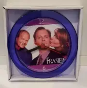 Frasier Purple 7" Novelty Wall/Desk Clock. Brand New. Kelsey Grammer