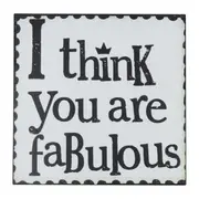 [Florabelle Living] Words Of Wisdom Magnet - You'Re Fabulou
