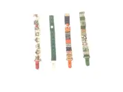 Handsome Pacifier Teether Soother Toy holder Clips Sports Or Dogs Each Theme