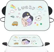 Snow Cover for Car, Cute Windshield Frost Protector Cover, Sunshade Protector, Winter Windshield Covers, Windshield Cover for Ice and Snow