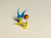 COOL PARROT~Collectible Hand Blown Art Glass Figurine~Handmade Tiny Animal~UNIQU