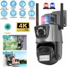 Dual Lens HD 4MP Wireless WiFi IP Camera Outdoor CCTV PTZ Home Security IR Cam