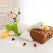 New Large Jumbo White Goose Green Pants Plush Toy 115cm 140cm 160cm Long