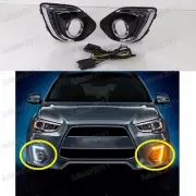 DRL LED Daytime Running Lamp Fog Light For Mitsubishi ASX 2013-2015