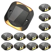 Quntis Solar Deck Lights Outdoor Waterproof, 12 Pack LED Driveway Dock Lights...