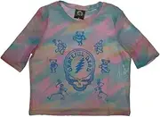 [Rock Off officially licensed products] Grateful Dead Dead Egyptian Slash Mesh Crop Top