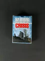 52 ITEMS TO HOARD BEFORE CRISIS PLAYING CARDS EMERGENCY PREPAREDNESS TIPS NIP