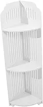 CAXUSD Bathroom Storage Stand Corner Shelf Small Corner Shelf Toiletry Organizer Home Supplies Modern Versatile