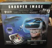 NEW (open box) SHARPER IMAGE Smartphone 360 VIRTUAL REALITY Headset - Save!