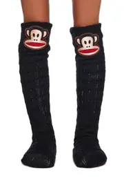 [Dolls Kill x Paul Frank] Monkey Business Slipper Socks