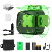 3 x 360 Cross Line Laser Level 3D Self-leveling Three-Plane Leveling and Alig...