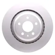 Rear Brake Rotor For 2007-11 Audi S6 5 Lugs Holes Smooth Vented Non Directional (for: Audi)