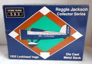 REGGIE JACKSON #44 MR OCT 1932 LOCKHEED VEGA DIECAST AIRPLANE LIBERTY BANK 35025