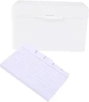 SHINEOFI 50pcs Flashcards: 3-inch Study Flashcards with Storage Box - Lined Note Cards for Vocabulary Practice Categorization &