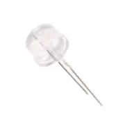 20Pcs LED 8mm Straw Hat Lamp Bead White Cold Light 0.75W Light-emitting DioLN