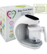EVLA’S Baby Food Maker Processor Blender Grinder Steamer Touch Screen Control