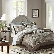 Madison Park Aubrey 12 Piece Comforter Set, Queen