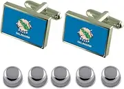 [Select Gifts] Shirt Dress Studs Oklahoma Flag Cufflinks