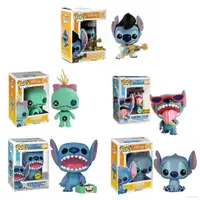 在飛比找蝦皮購物優惠-Yb2 Funko Pop Stitch 可動人偶 Scru