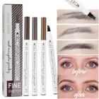 3D Eyebrow Tattoo Fork Pen Pencil Microblading 4Tip Brow Enhancer Waterproof &