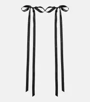 [Jennifer Behr] Jennifer Behr Gretta bow-detail bobby pins One Size black