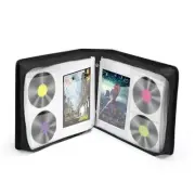 DVD Case 200 DVDs and 100 Booklets Capacity, CD/Blu-ray Storage Binder Case