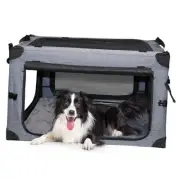 NEZUC Collapsible Dog Crates for Large Dogs Portable Soft Sided Travel Dog