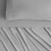 Sheridan Byren Percale Sheet Set in Lunar Grey Size: King Single Material: Cotton/Tencel/Lyocell @Sheridan Rewards