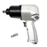 1/2" Drive Heavy Duty Air Impact Wrench Twin Hammer 600 ft/lbs Max Torque