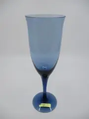 NORITAKE REMEMBRANCE DARK BLUE / INDIGO FLUTE GLASS - 8 1/2" 0205C