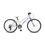 Apollo Neo 24in Kids Bike [White/Navy Blue/Pink] (2017)