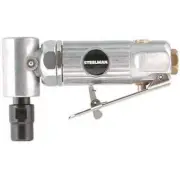 Steelman Mini 1/4 in. Angle Die Grinder Air Powered Variable Speed Throttle