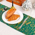 Five Pointed Star Xmas Tree Table Flag Xmas Decorative Tablecloths New Year