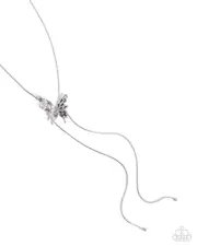 Paparazzi Hopeful Hierarchy Silver Necklace NWT