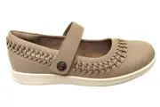 Homyped Sierra Summer Womens Leather Wide Fit Mary Jane Shoes